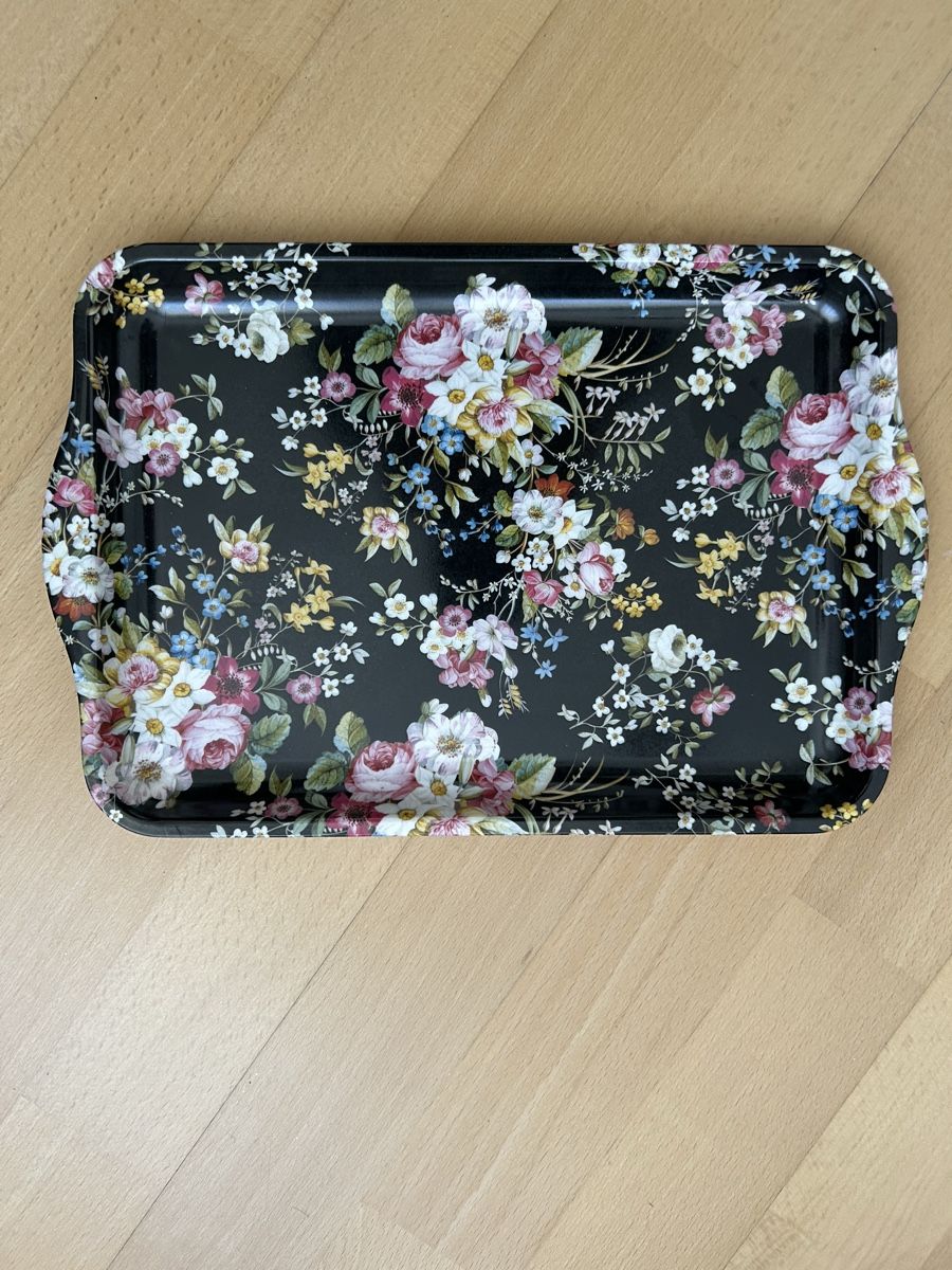 Piatti di portata: Tablett Blumenmuster – Usato da Reinach BL venduto da meinstil