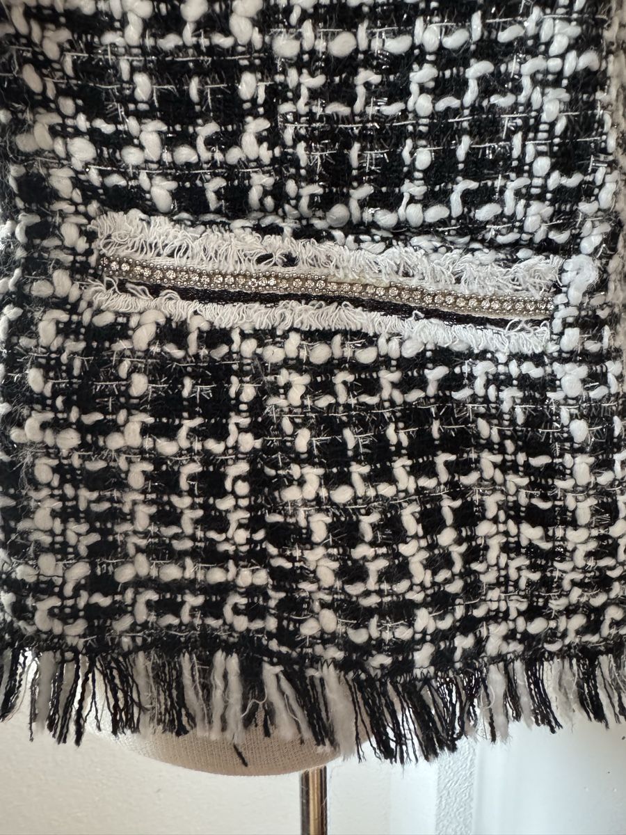 Giacche: Veste WHITE LABEL, taille 36, Tweed Blanc/Noir  – Nuovo (secondo la descrizione) da Morges venduto da sandy069 3