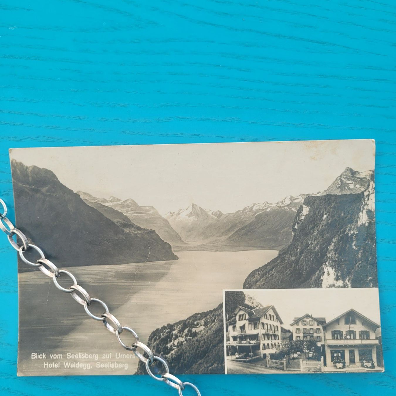 Cartoline postali: Seelisberg / Hotel Waldegg 1927 – Usato da SCHÜBELBACH venduto da CoKaHa