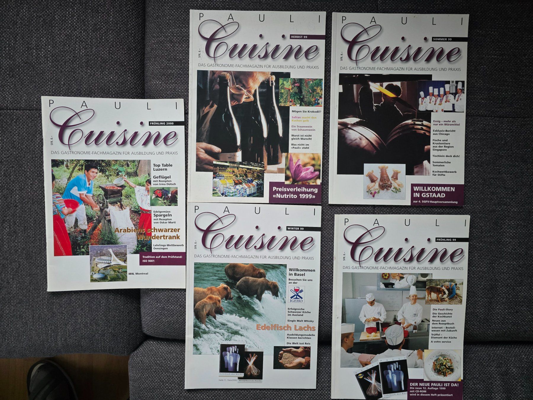 Riviste & Magazine: 5 alte Pauli Cuisine Magazine – Usato da Büttikon AG venduto da Amineah