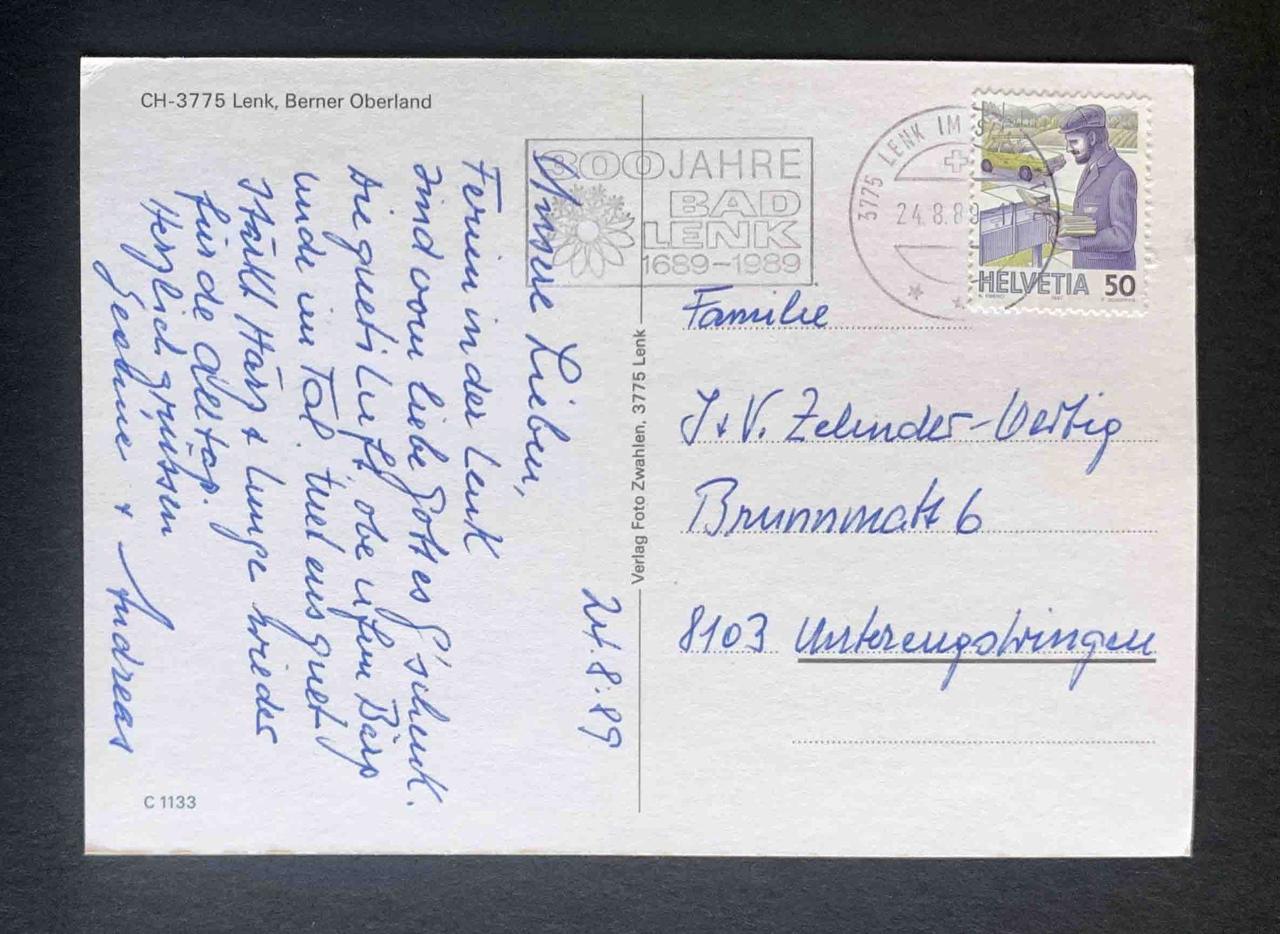 Cartoline postali: AK Lenk Berner Oberland – Usato da Goldau venduto da artelier1 1