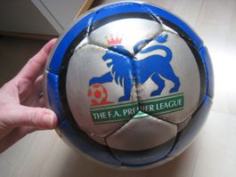 FUSSBALL NIKE The F.A.Premier League T90 Spectra blau-silber