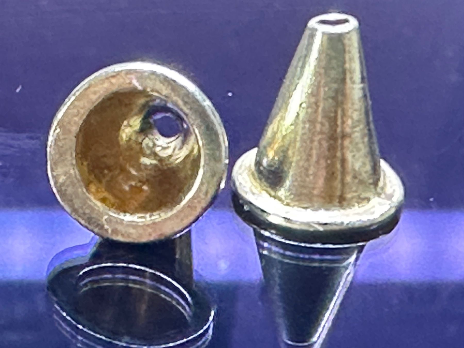 Perle (finte): 2 St. 925 Silber Schmuck Perlenkappen / Endkappen – Nuovo (secondo la descrizione) da Langenthal venduto da Seelenfreunde 2