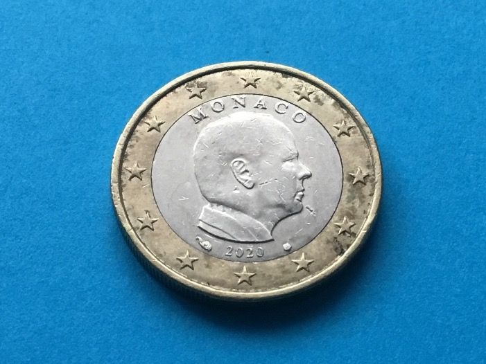 Tutti le monete: 1 Euro Monaco 2020 Prinz Albert – Usato da St. Margrethen SG venduto da alfapeugeot10 1