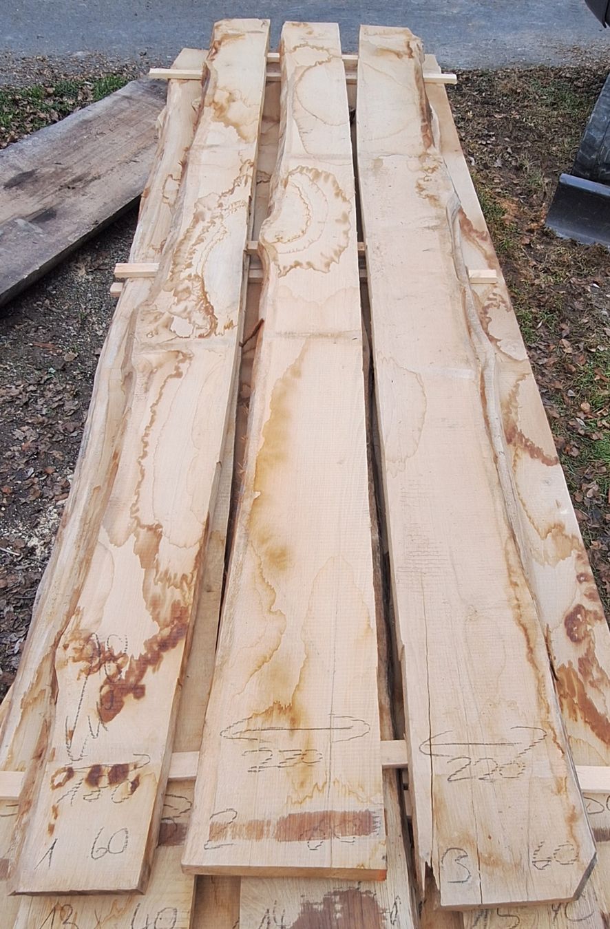 Articoli in legno: Eichenbrett 60mm, 4m Länge – Nuovo (secondo la descrizione) da Waldkirch venduto da bauprofi87