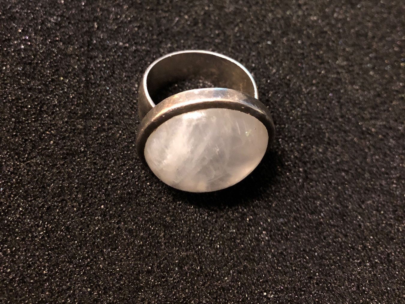 Anelli: Silber Ring mit Mondstein – Usato da Adliswil venduto da Tito088