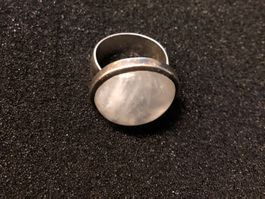Silber Ring mit Mondstein