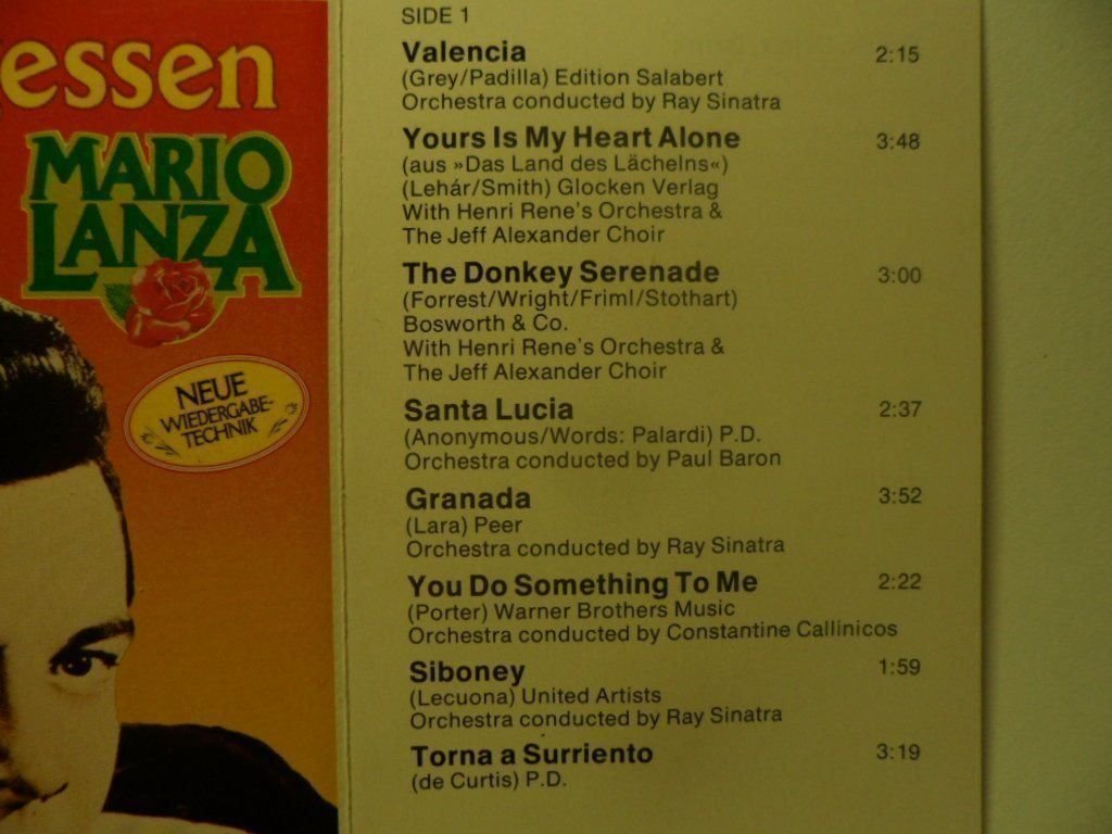 Musicassette: MARIO LANZA  Unvergessen – Nuovo (secondo la descrizione) da Langnau i. E. venduto da gf2_29jt 1