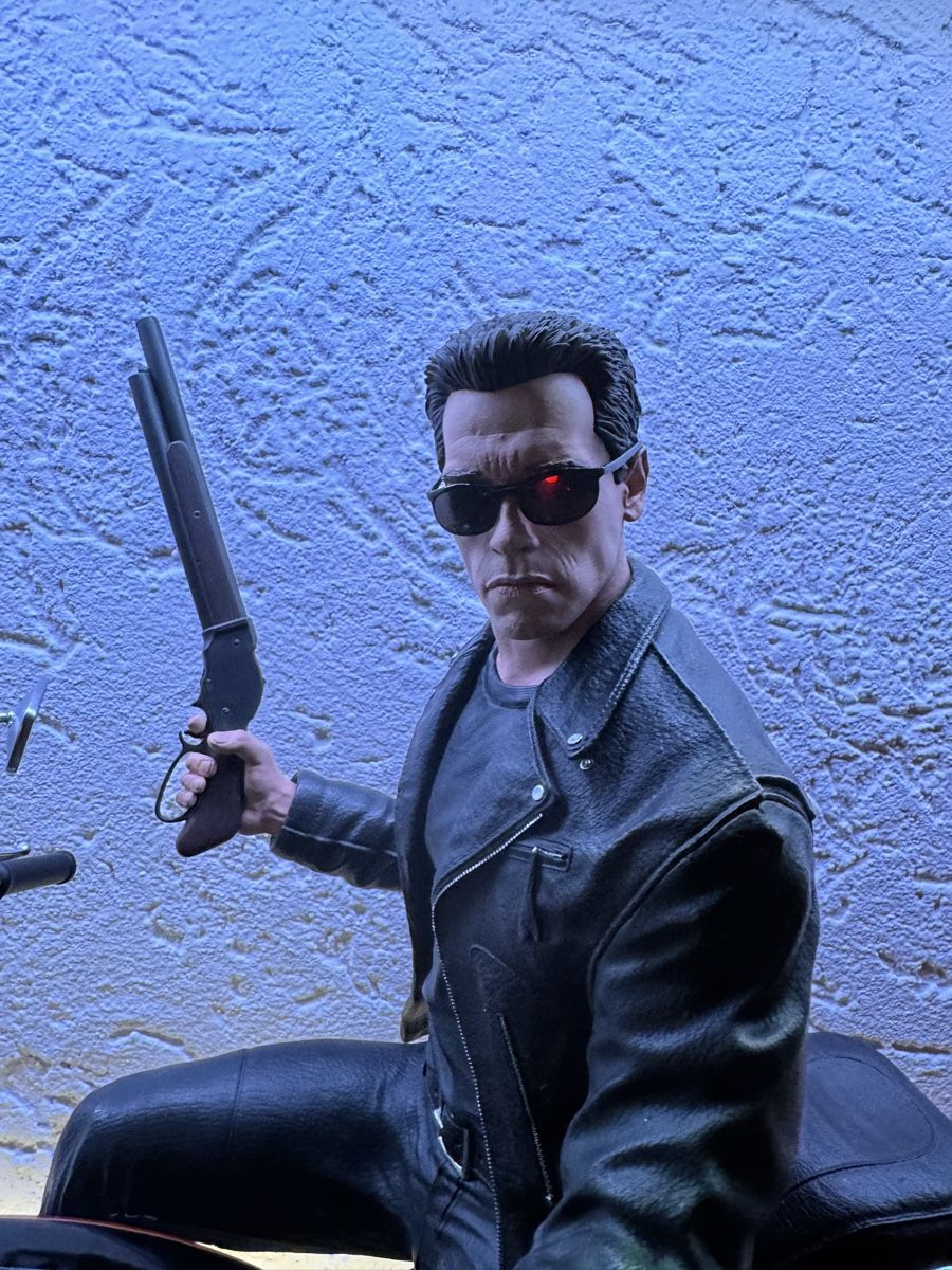 Statuette: T-800 on motorcycle, Terminator 2 Judgment day – Usato da Lamboing venduto da Treasurecorner 3