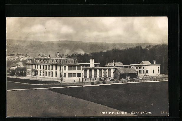 Cartoline postali: AK Rheinfelden, Ansicht Sanatorium – Usato da Berlin venduto da bartko-reher