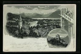 Mondschein-Lithographie Thun, Totalansic