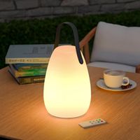 FUYO Outdoor Lampe LED Akku Tischleuchte Tragbare Kabellos D