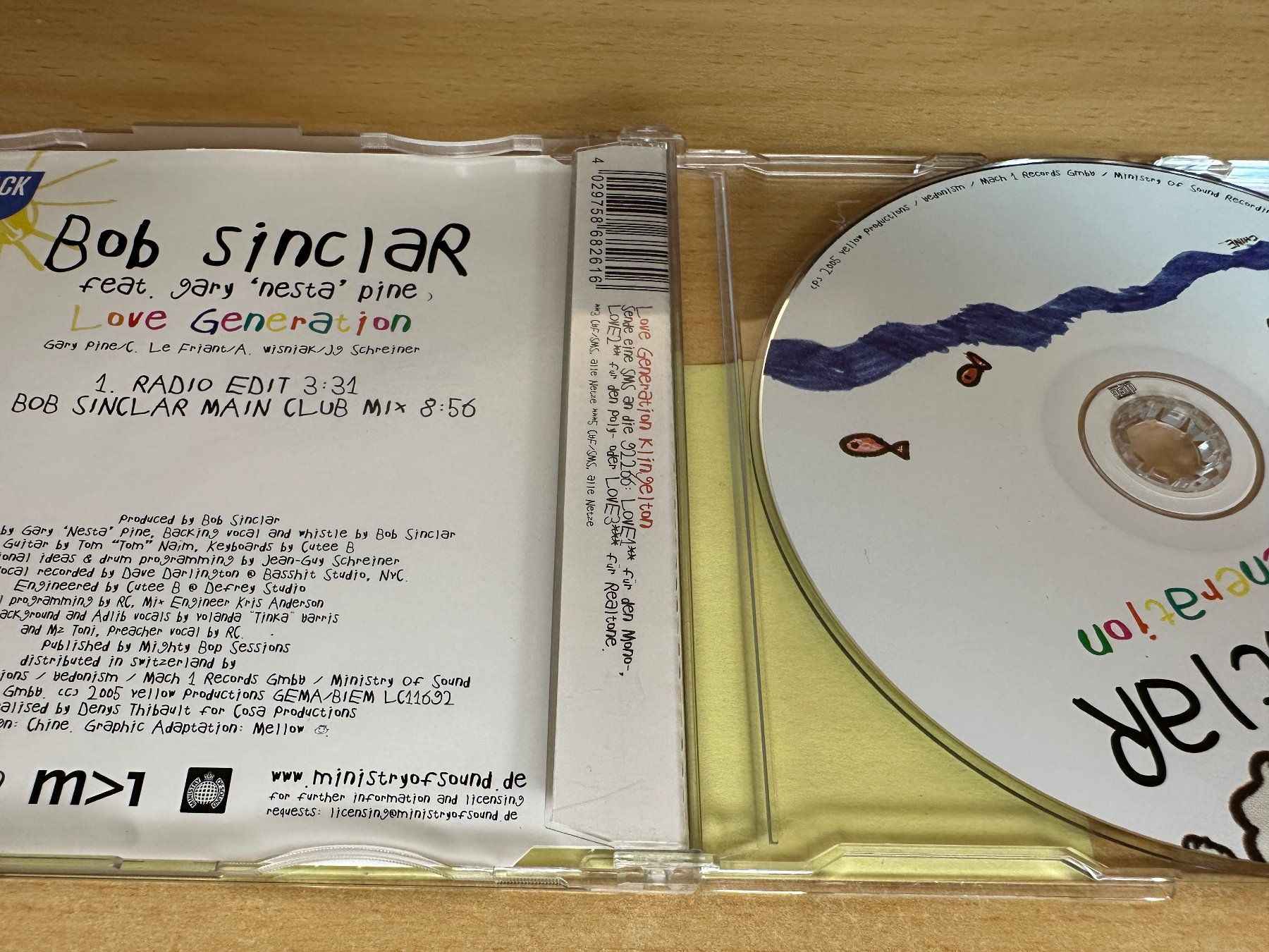 CD: Bob Sinclar – Love Generation - Single CD – Usato da Rikon im Tösstal venduto da Alpenmutz 1