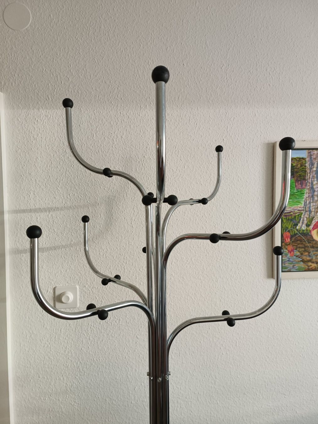 Basi per albero di Natale: "Coat Tree" verchromte Garderobenständer von Sidse Werner – Usato da Basel venduto da Crisi 2