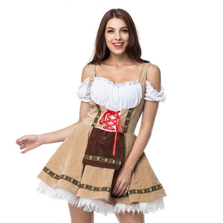 📌NEU Frauenkostüm Dirndl Oktoberfest (S-3XL)