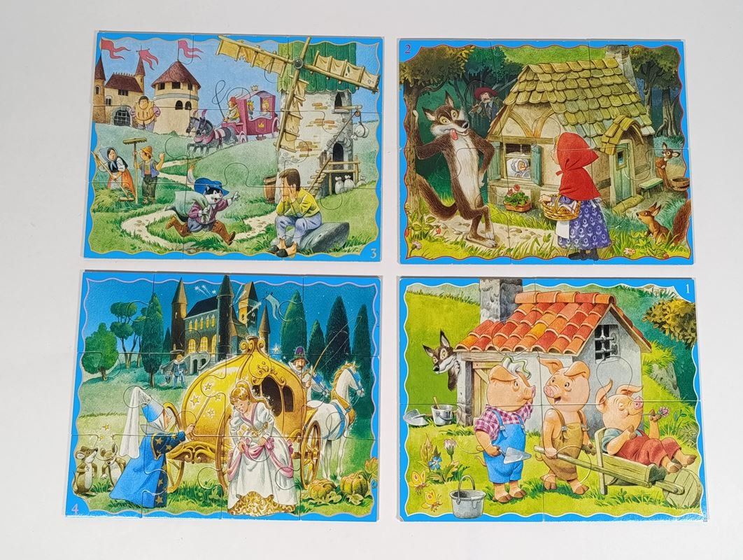 Puzzle: TONY WOLF 4 puzzle de contes – Usato da Thielle venduto da Plusvalue_Neuchatel 2