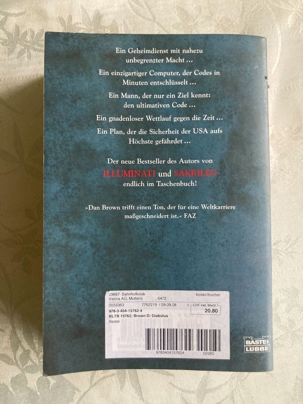 Libri: Dan Brown: Diabolus – Usato da Châbles FR venduto da Tunturi7 1