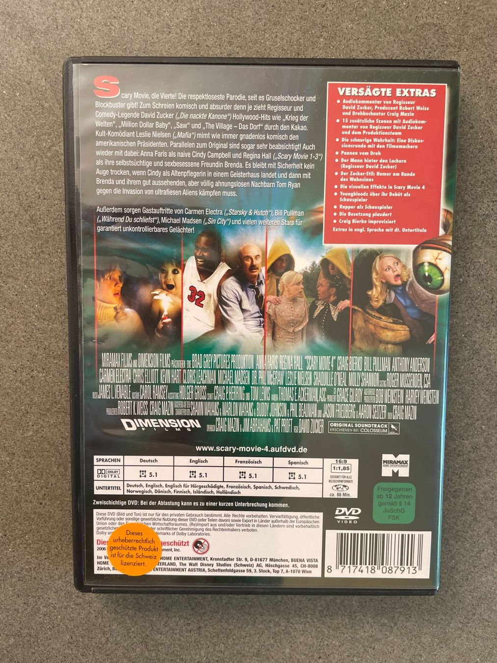 Tutti i DVDs: DVD Scary Movie 4 – Usato da Zofingen venduto da angito 2