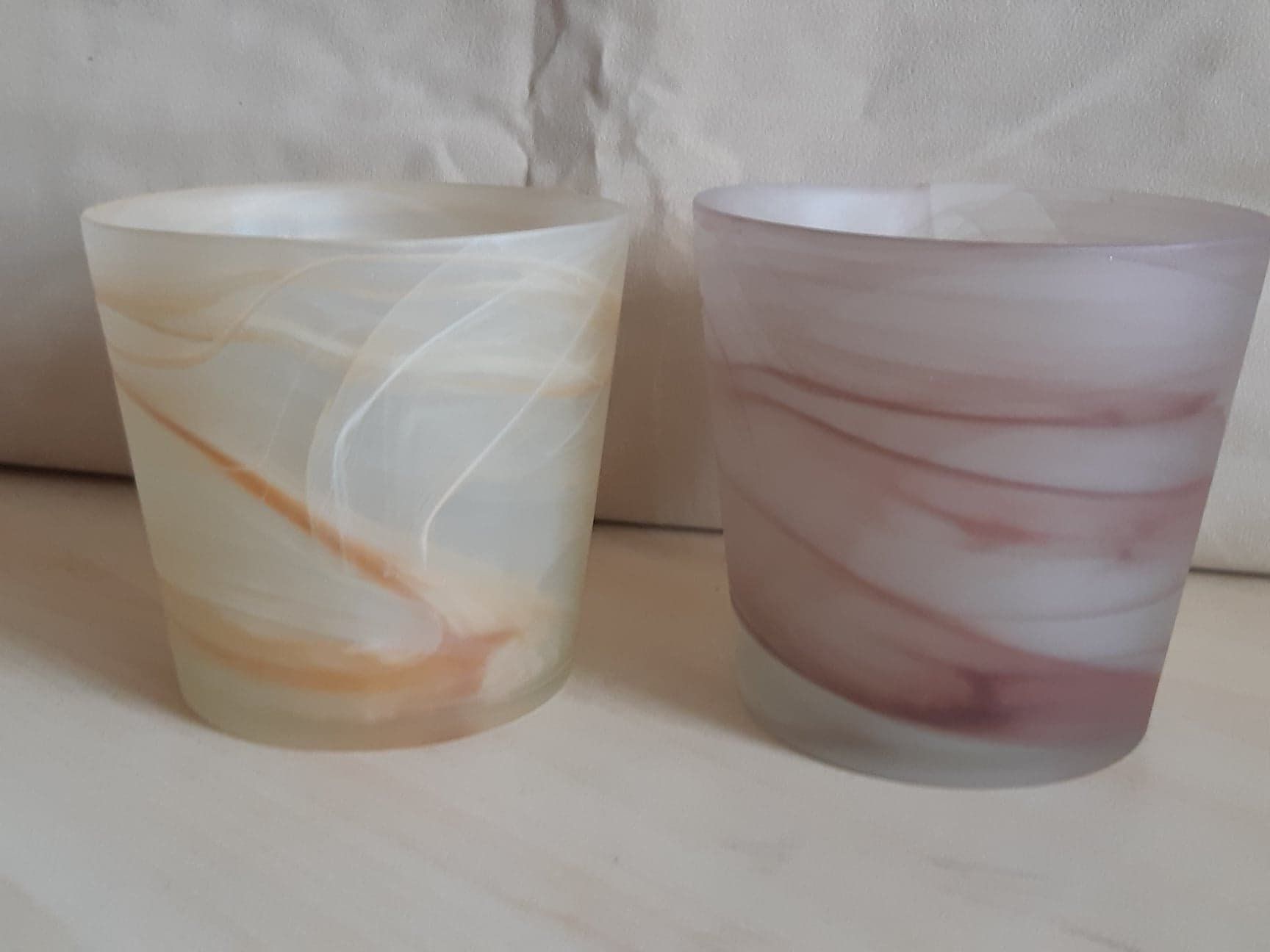 Kerzenständer: 2 elegante/stimmungsvolle Windlichter, Kerzengläser – Neu (gemäss Beschreibung) aus Möhlin von Simba4871 2
