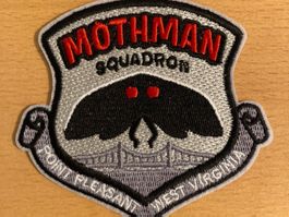 Mothman Patch Sticker Aufnäher Metal Rock Band