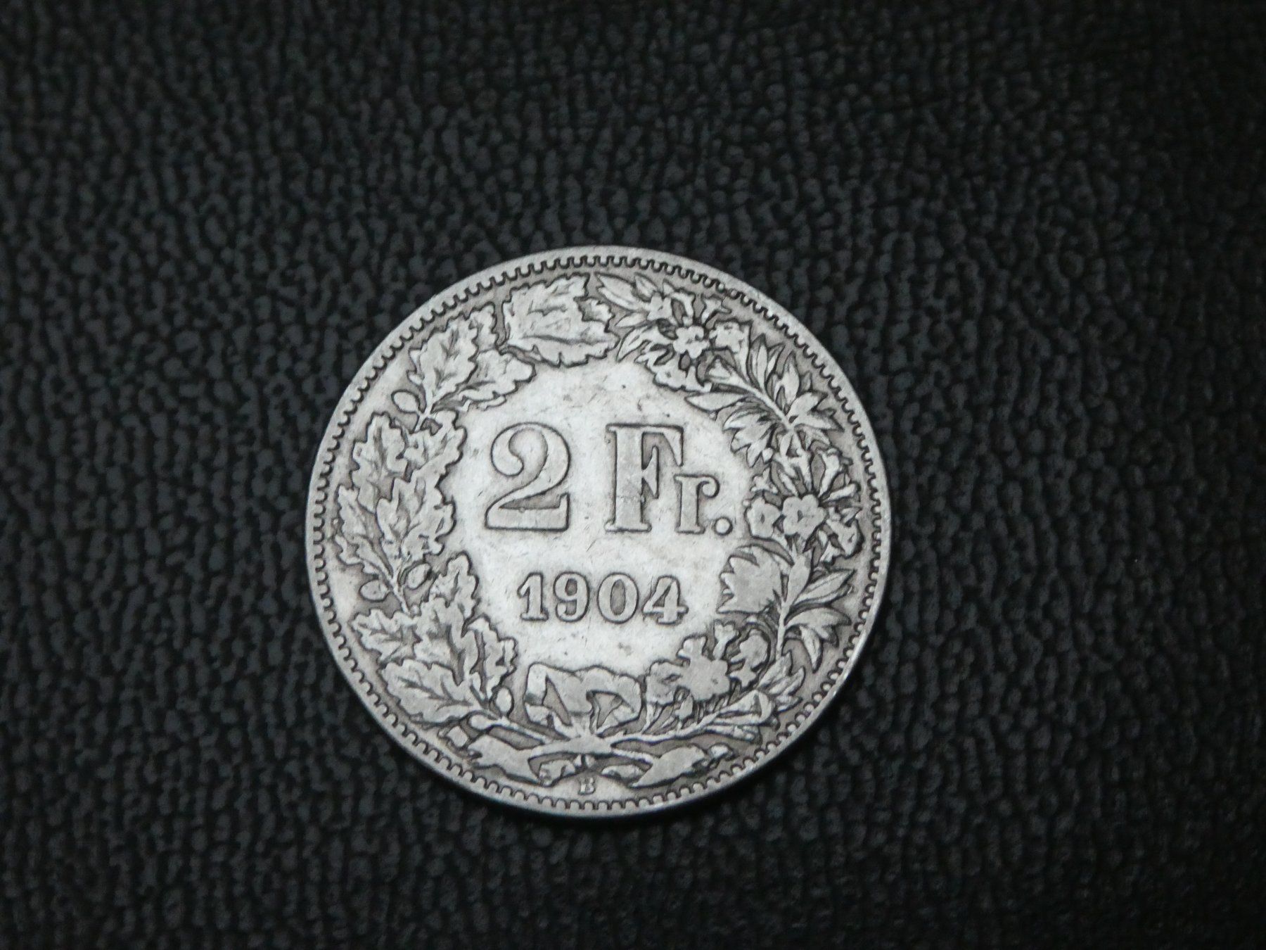 Alle Münzen: 2 Fr. Silbermünze 1904 – Gebraucht aus Andelfingen von Annegret06