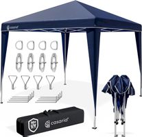 Faltpavillon CAPRI 3x3m UV50+ dunkelblau
