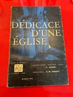 📚 Dédicace d’une église – Livre ancien religieux