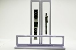 2 Schweberahmen Verpackung 27x6cm weiss