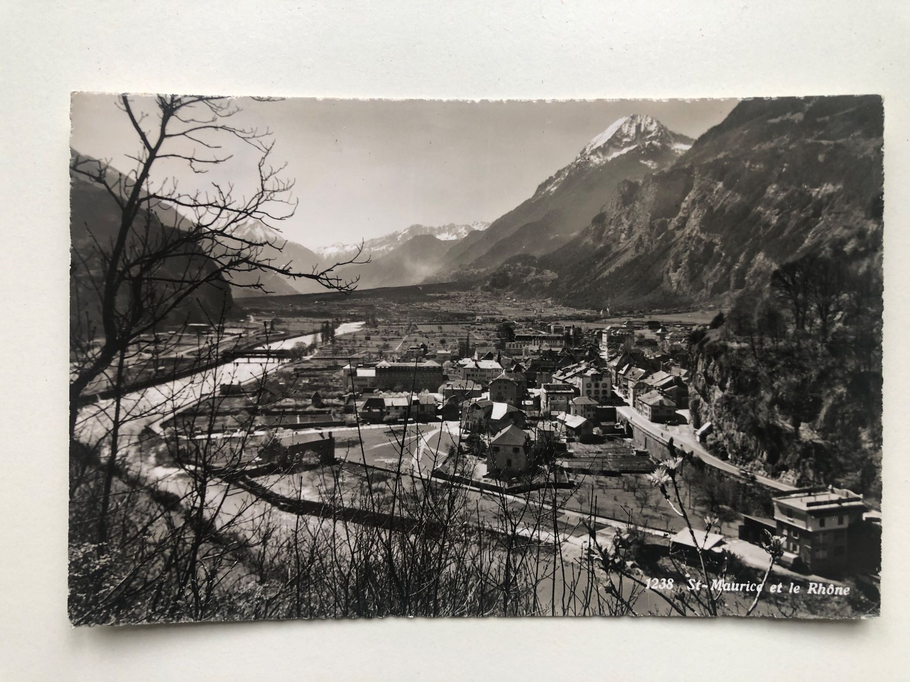 Cartoline postali: St-Maurice et le Rhône – Usato da Neuchâtel venduto da Atahuallpa