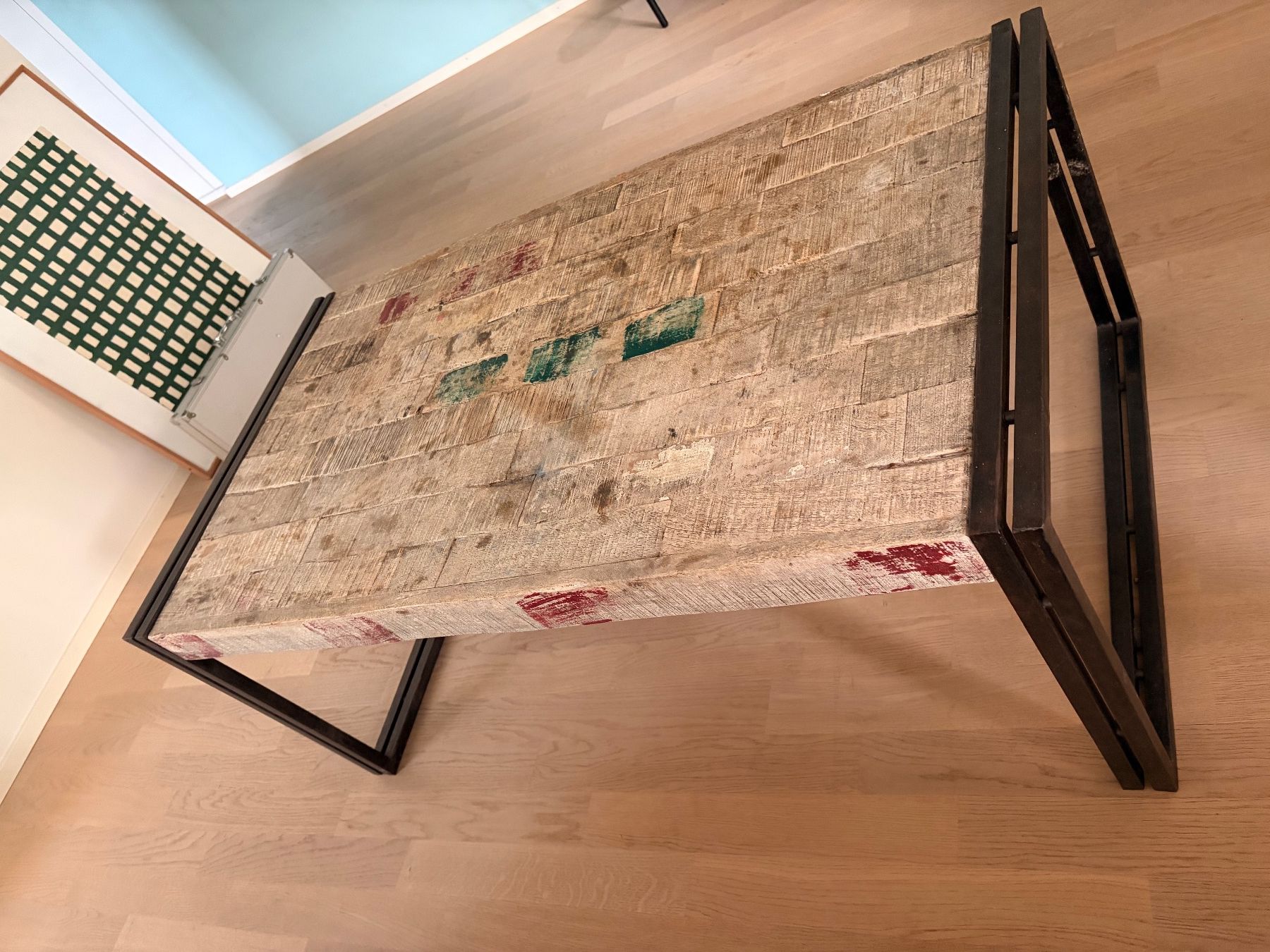 Tische: Couchtisch Holz und Metall – Gebraucht aus Winterthur von Huwiii
