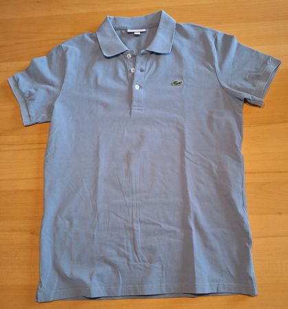 Polo Lacoste hellblau Grösse M