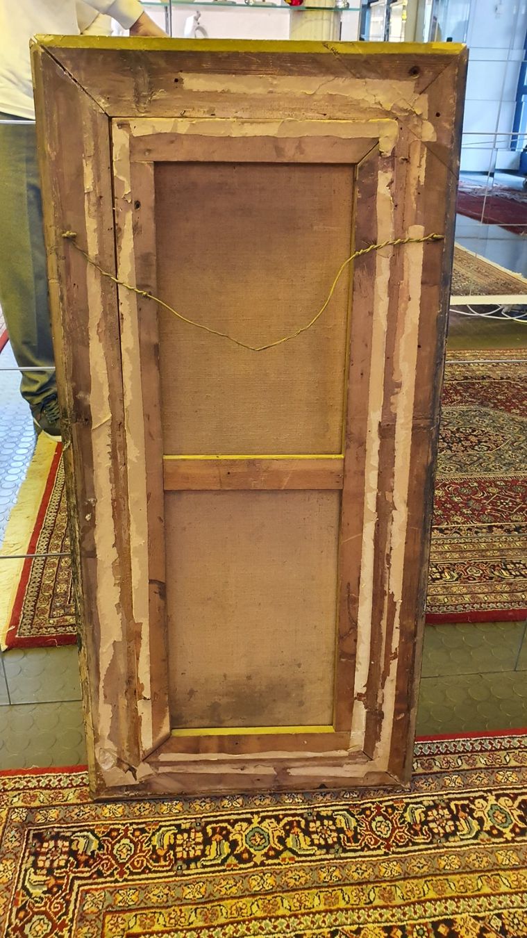 Dipinti: Gemälde C. Molinaer Bauernhaus 48x100cm ca 1560 – Usato da Zürich venduto da adriben 3