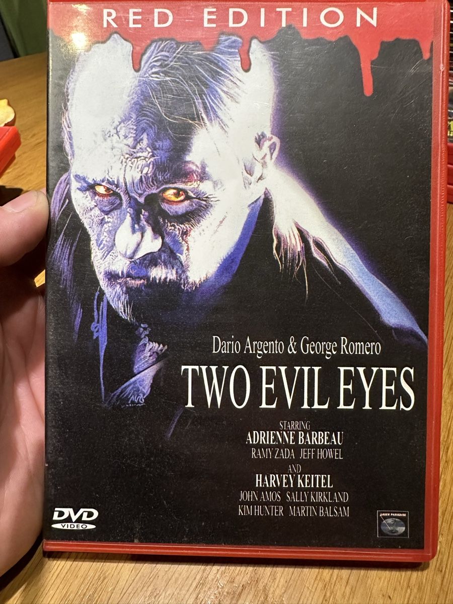 Tutti i DVDs: Two Evil Eyes, Dario Argento Red Edition DVD – Usato da Benken ZH venduto da Audi-erich