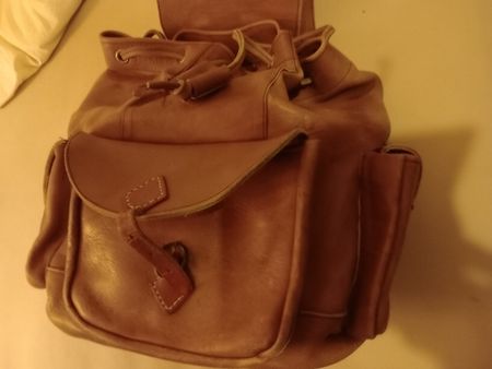 hochwertige Lederrucksack, Top Zustand, gross