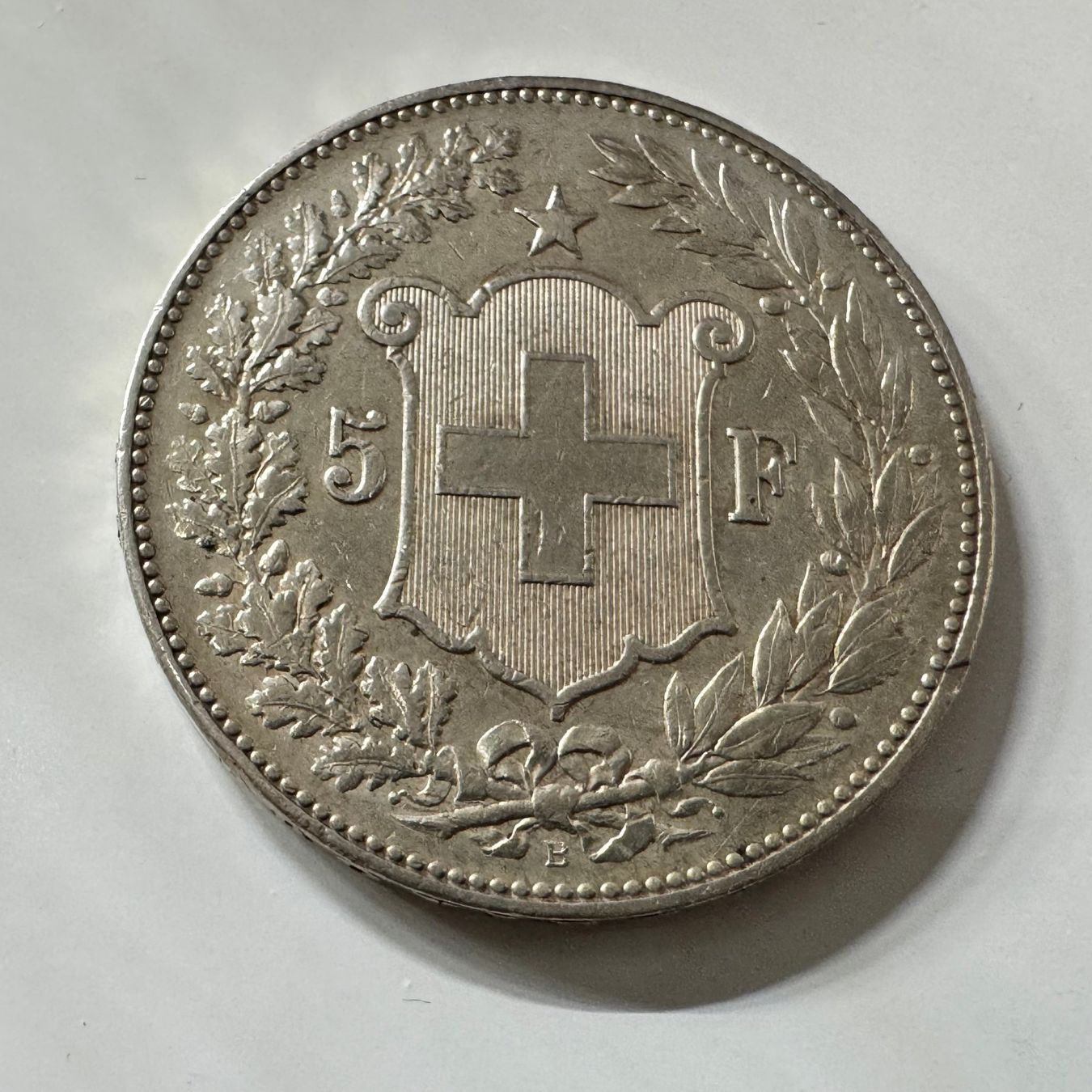 Tutti le monete: 5 Franken Silber Kopf 1907 – Usato da Reitnau venduto da Coinhouse