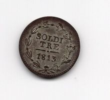 (2478) Tessin, 3 Soldi 1813, fast stgl