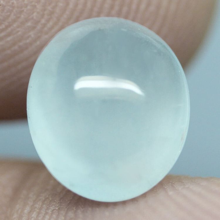 Cube Aigue-marine Bleu Océan 98,50 Carats - Pierre De Laboratoire - Taille 21x21x21 Mm