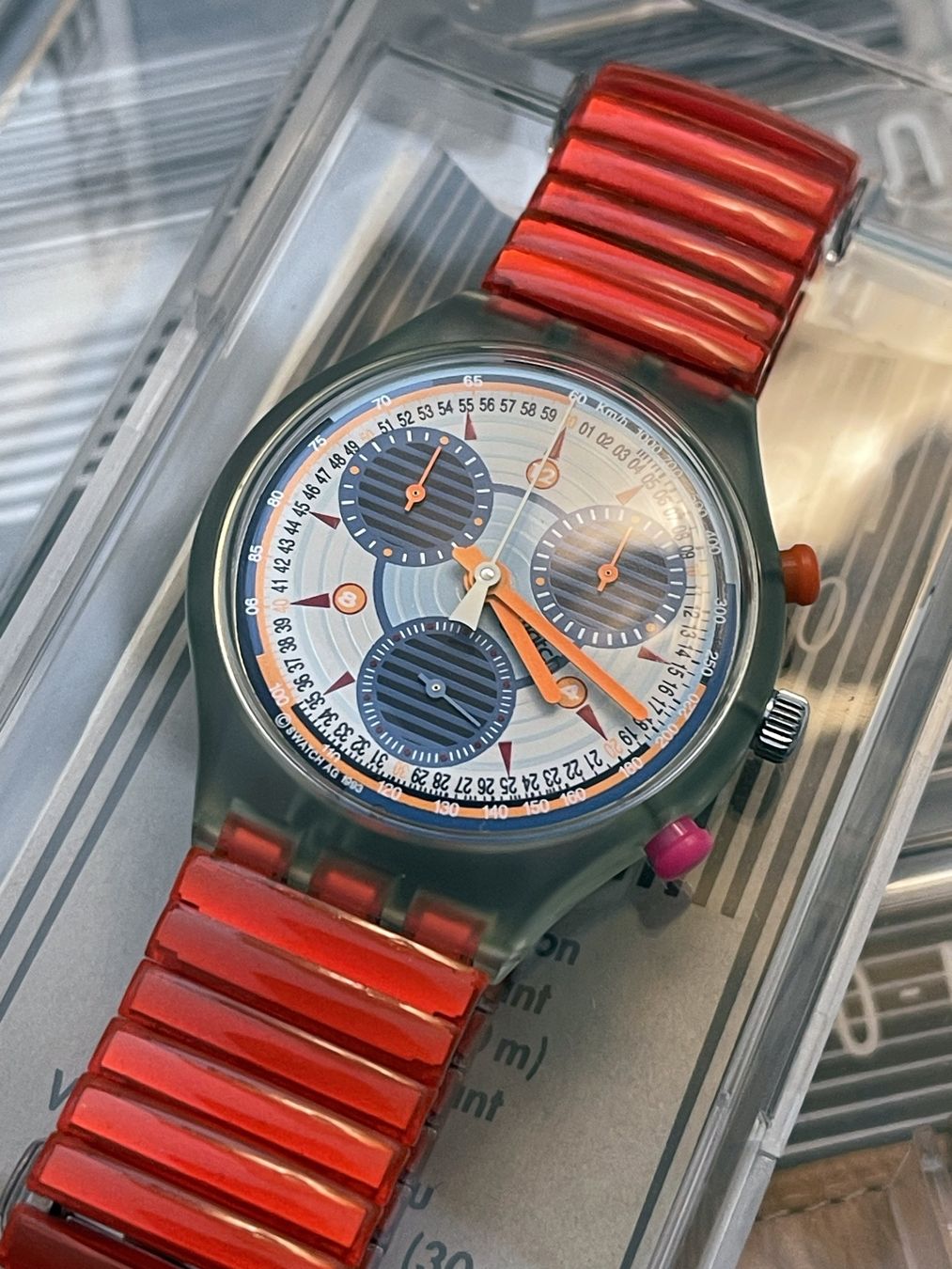 Swatch Montres: Swatch Chrono SCG103 Inspyral – Neuf avec emballage d'origine à Lausanne par logiknet