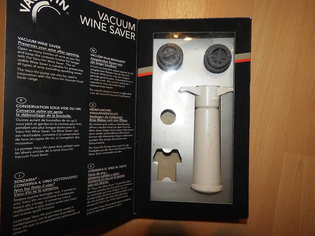 Elettrodomestici da cucina: Vacu Vin Flaschenverschluss – Usato da Hergiswil NW venduto da Noema2006 1
