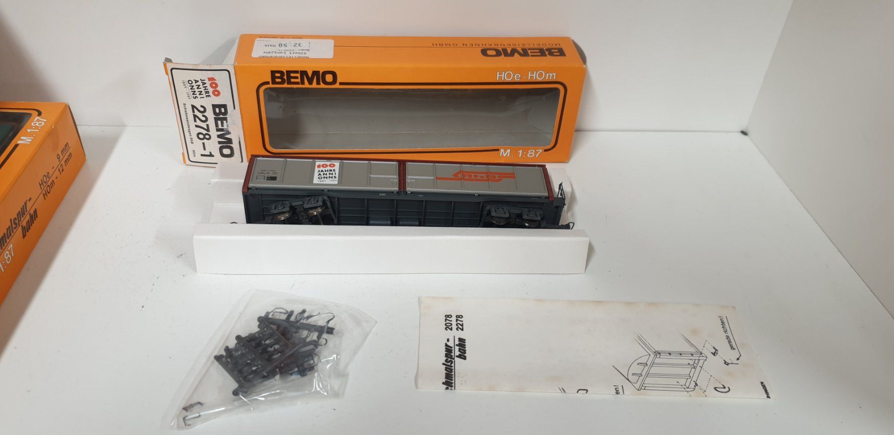 Bemo Modellini di ferrovie: Bemo RhB Schiebewandwagen 2278-1 – Usato da Geroldswil venduto da TopTrain54 1