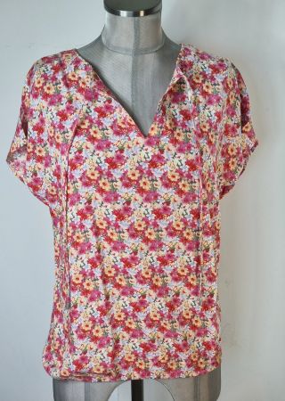 XS-S 34-36 TOM TAILOR superleichte florale Bluse Shirt Top