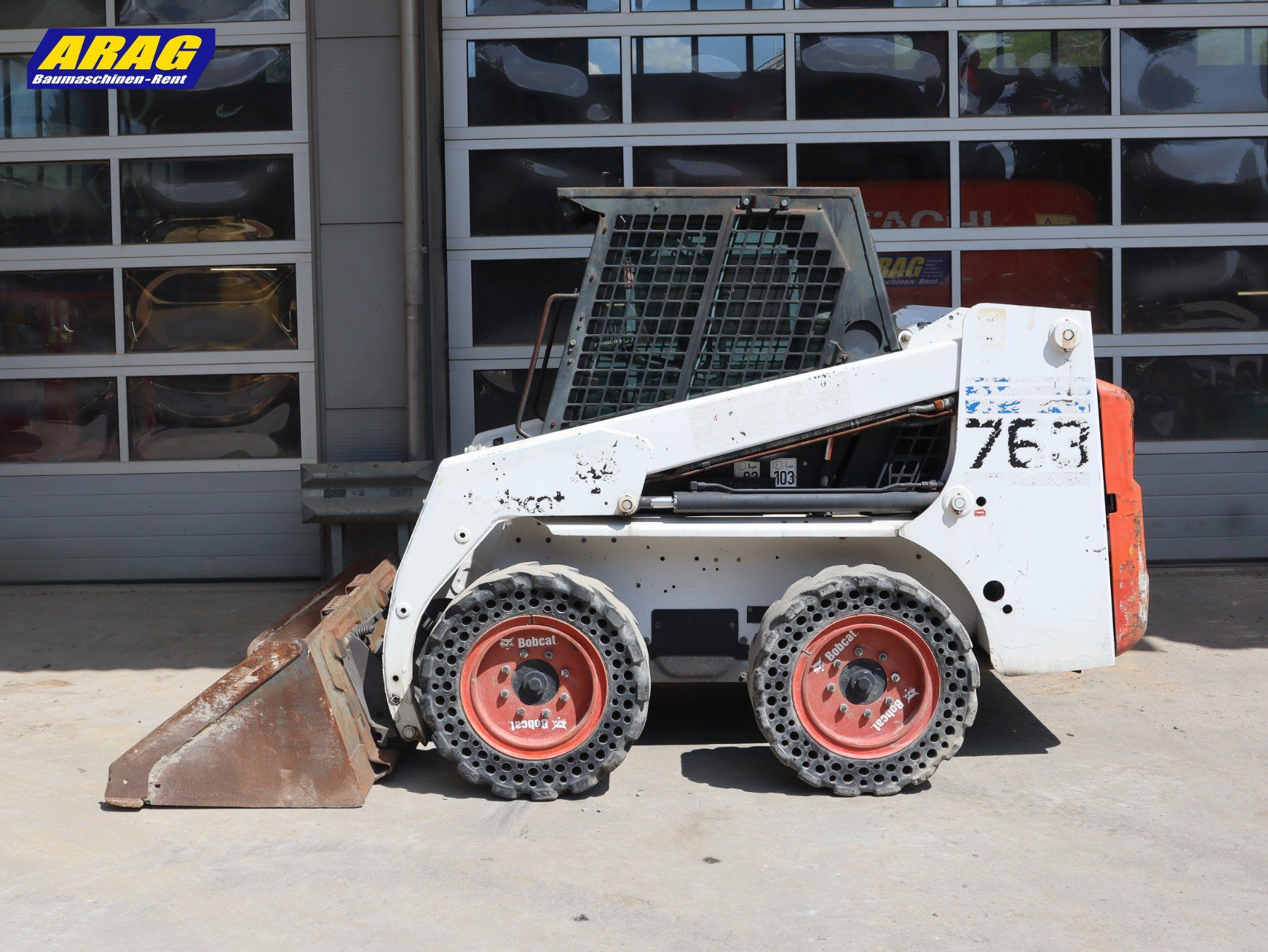 Tutte le macchine: Bobcat 763 H Kompaktlader – Usato da Hasle LU venduto da Arag08