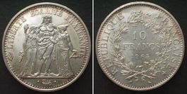 FRANCE 10 Francs 1965 HERCULE argent qFDC
