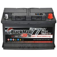 BlackMax +30% 12V 77Ah Autobatterie