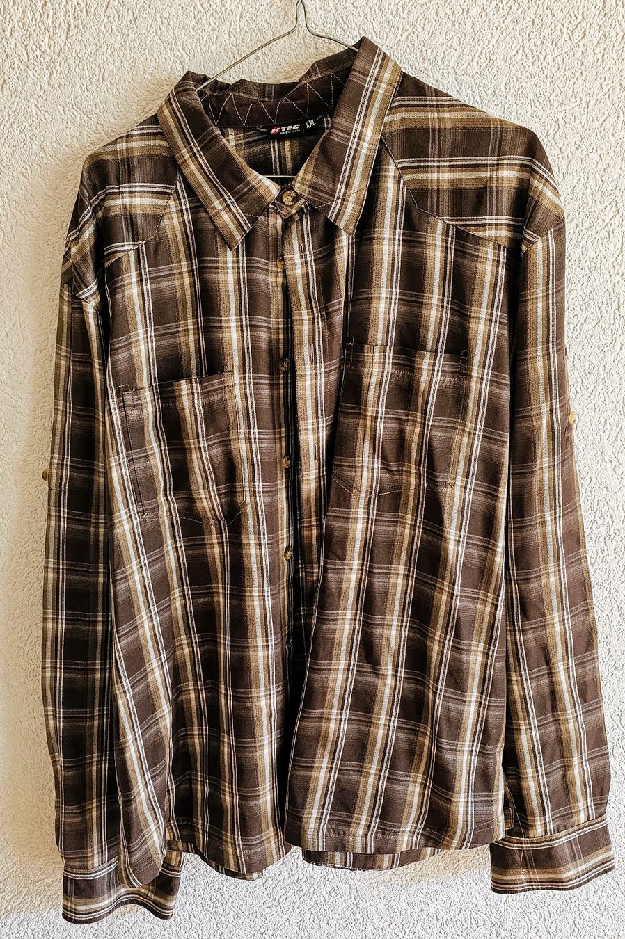 Camicie: Chemise K-tec XXL100% polyester état neuve – Nuovo (secondo la descrizione) da Monthey venduto da Chez-Dani-81