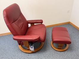Stressless Sessel mit Hocker Fabrikneu mit 65% Rabatt‼️