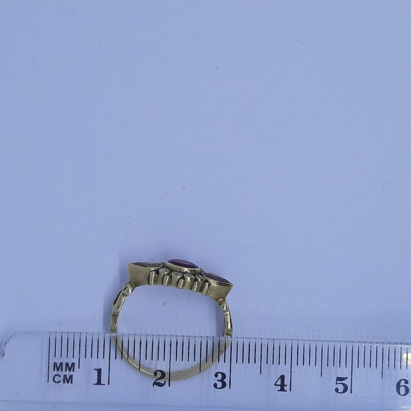Anelli: Hochwertiger Goldring mit diversen Edelsteinen – Usato da Unterägeri venduto da Altgoldschmuck 7