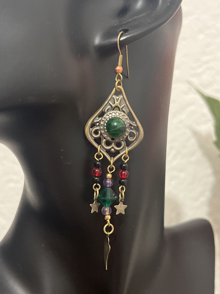 Orecchini pendenti & Orecchini a lobo: Elegante Ohrringe Vintage Stil – Nuovo (secondo la descrizione) da Seon venduto da Sunny-Schmuck78 1