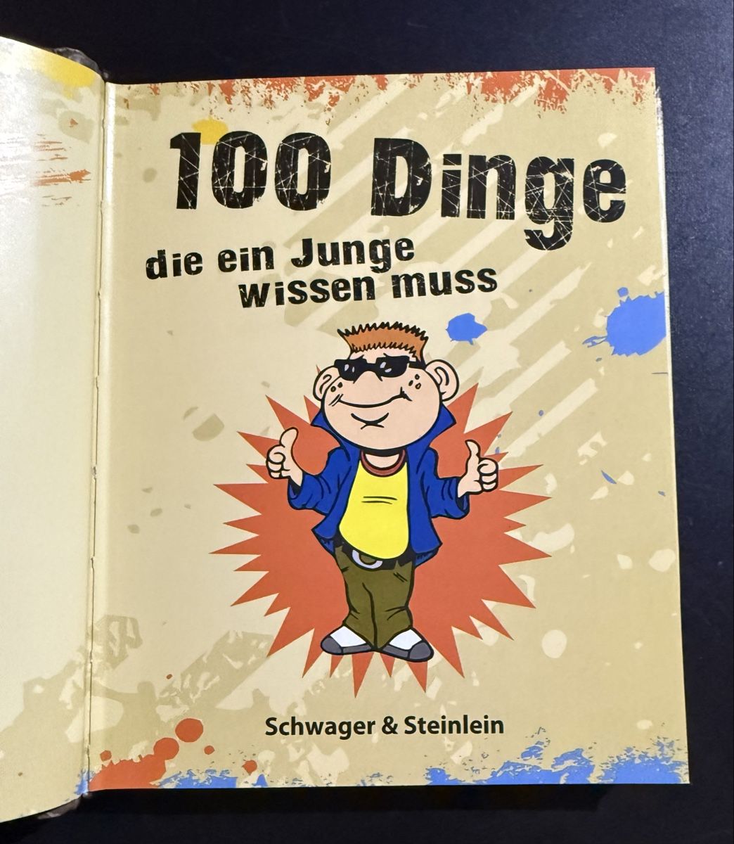 Bücher: 100 Dinge die ein Junge wissen muss – Neu (gemäss Beschreibung) aus Thalwil von MB-7 2