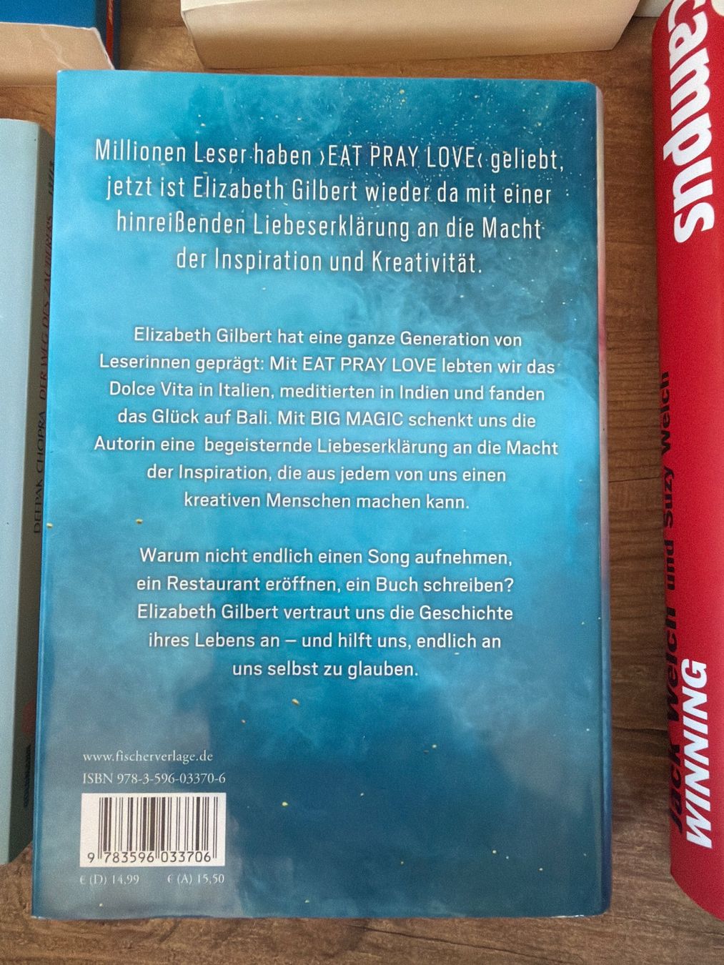 Libri: 7 Bücher Elisabeth Gilbert, Mark Sanborn, Jack Welch, Deepak – Usato da Nussbaumen AG venduto da normajeanbaker 3